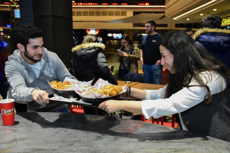 Opening of Raising Cane's
